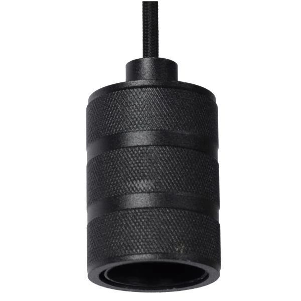 Lucide JOVA - Lámpara colgante - Ø 10 cm - 1xE27 - Negro - detalle 4